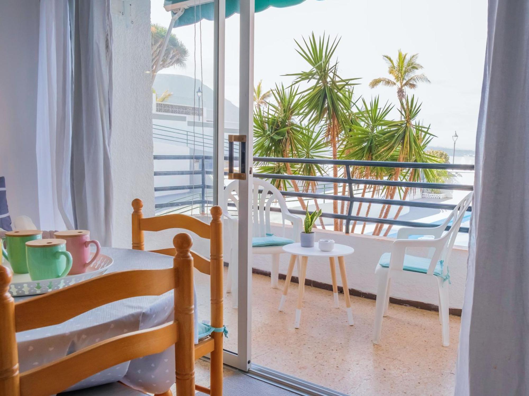 Live Punta Columbus Pool & Beach Front Punta Del Hidalgo Luaran gambar