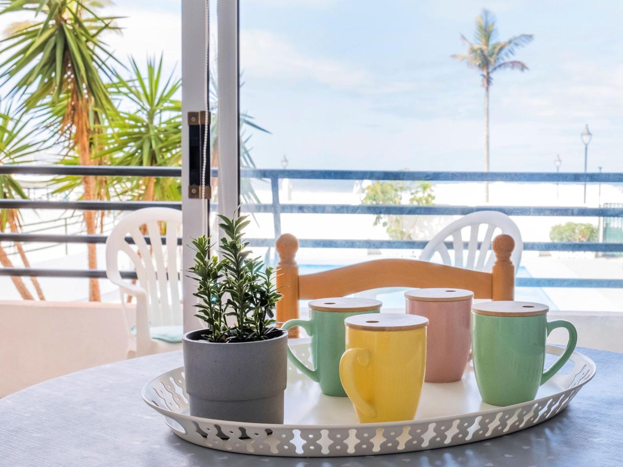 Live Punta Columbus Pool & Beach Front Punta Del Hidalgo Luaran gambar